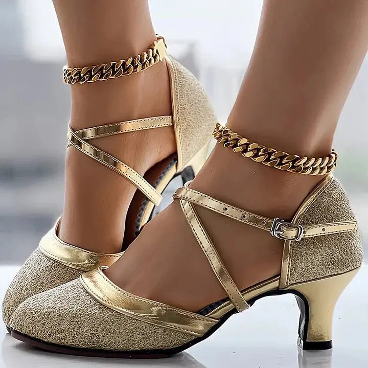 Chloe™| Thalia Chunky Heeled Sandals - Benjamin New York