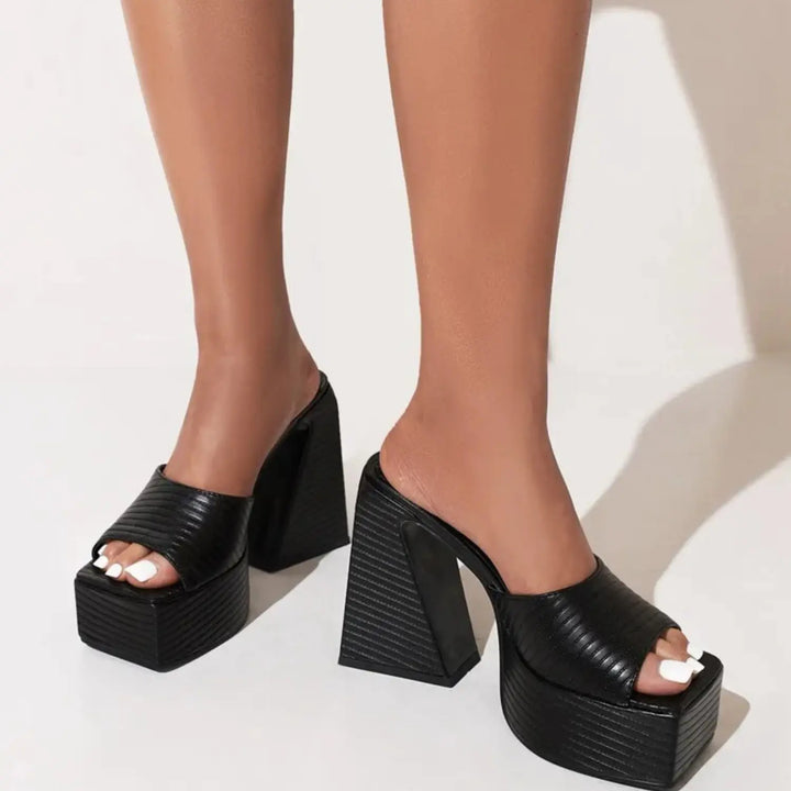 Chloe™| Helmora Platform Sandals - Benjamin New York