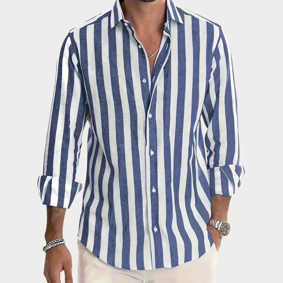 Glenn | Classic Striped Summer Shirt - Benjamin New York