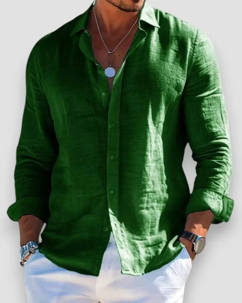 Luke | Relaxed Fit Summer Shirt - Benjamin New York