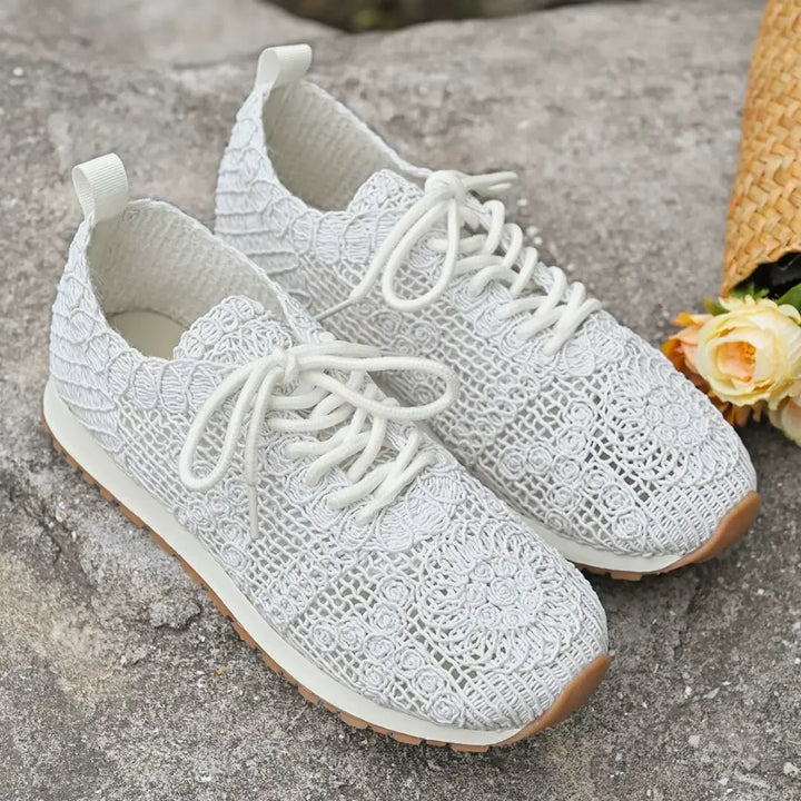 Chloe™| Ferana Orthopedic Lace Sneakers - Benjamin New York