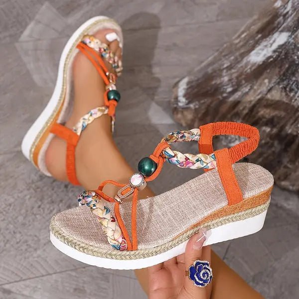 Chloe™| Jurella Wedge Heel Sandals - Benjamin New York