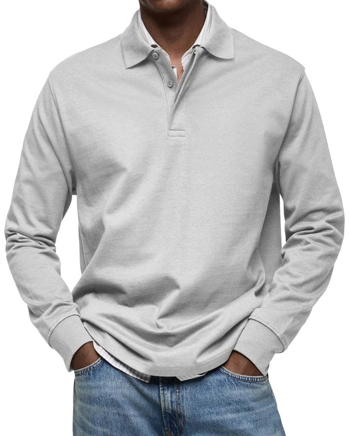 Wilson | Classic Long Sleeve Polo Shirt - Benjamin New York