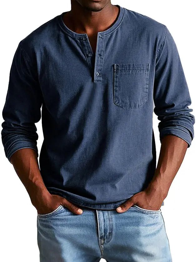 Theodore | Classic Vintage Long - Sleeve Shirt - Benjamin New York