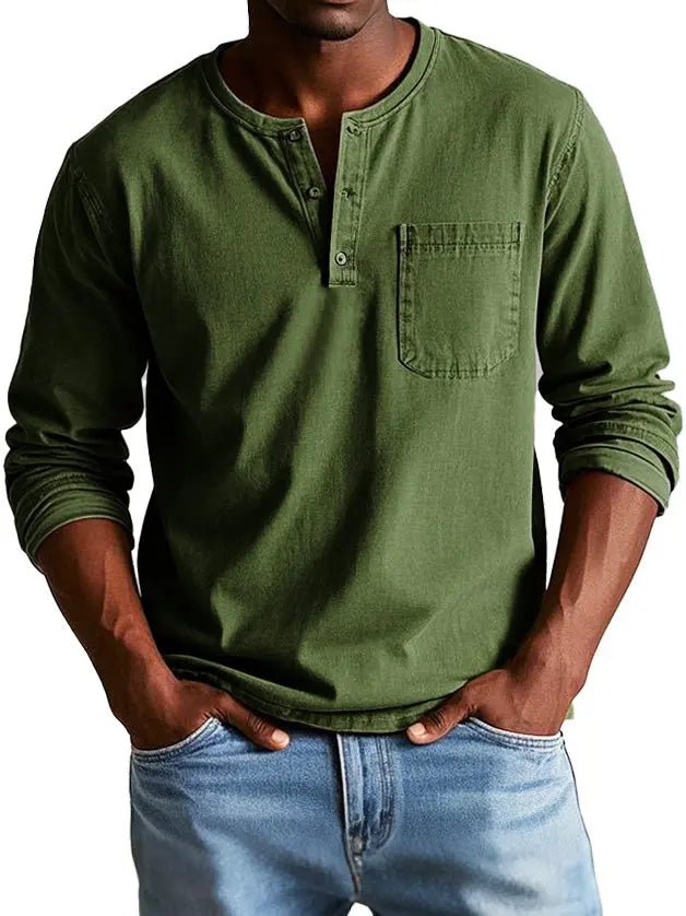 Theodore | Classic Vintage Long - Sleeve Shirt - Benjamin New York
