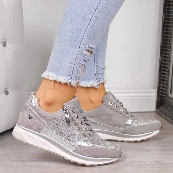 Chloe™| Gabor Zip - Up Orthopedic Sneakers - Benjamin New York