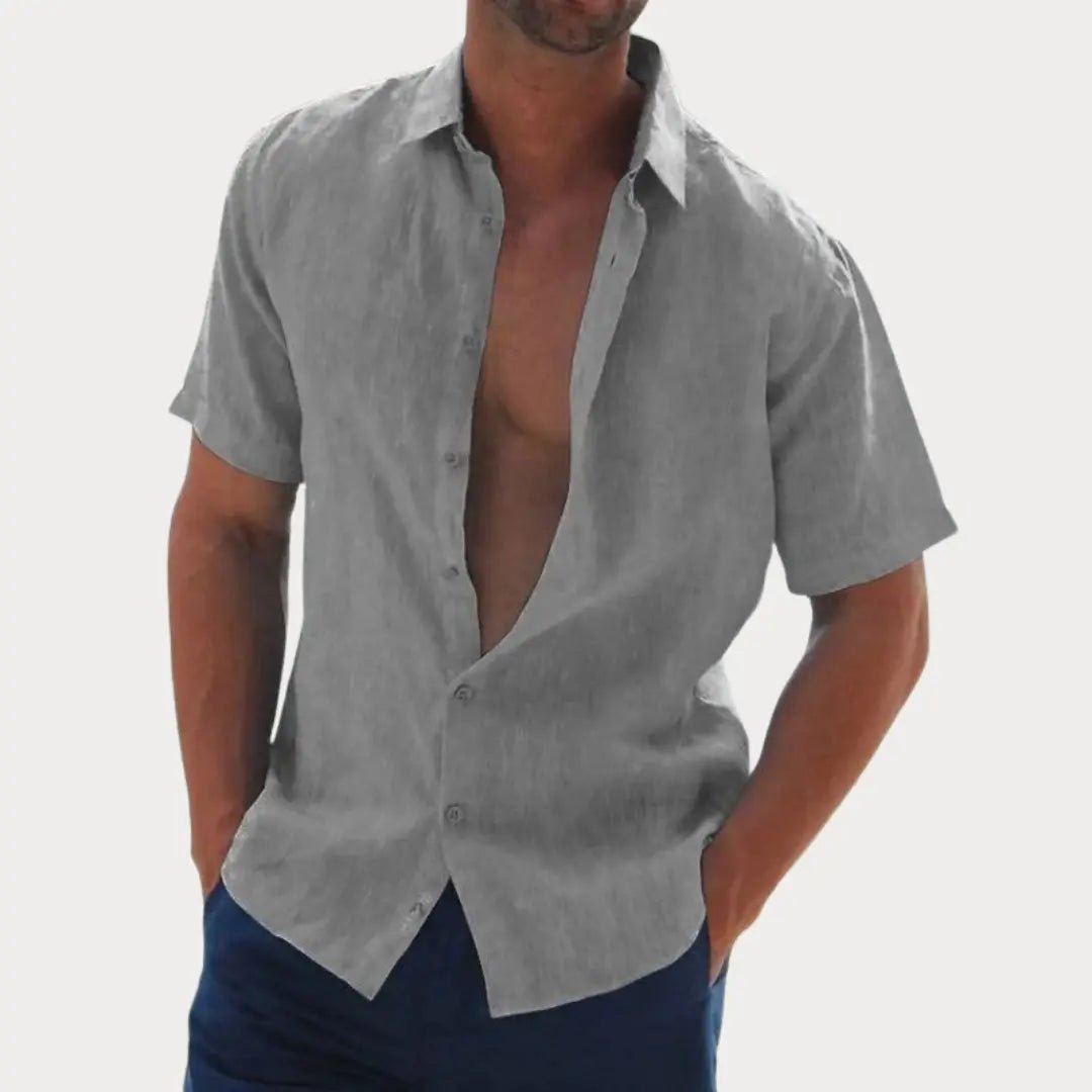 Lawrence | Casual Short - Sleeve Shirt - Benjamin New York