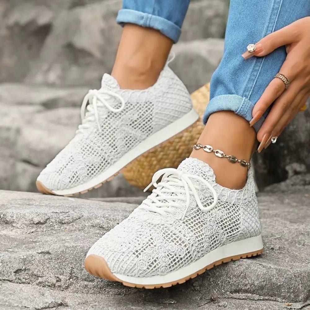 Chloe™| Ferana Orthopedic Lace Sneakers - Benjamin New York