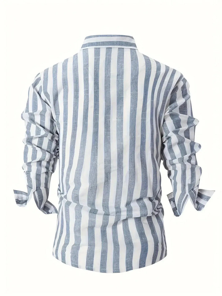 Glenn | Classic Striped Summer Shirt - Benjamin New York