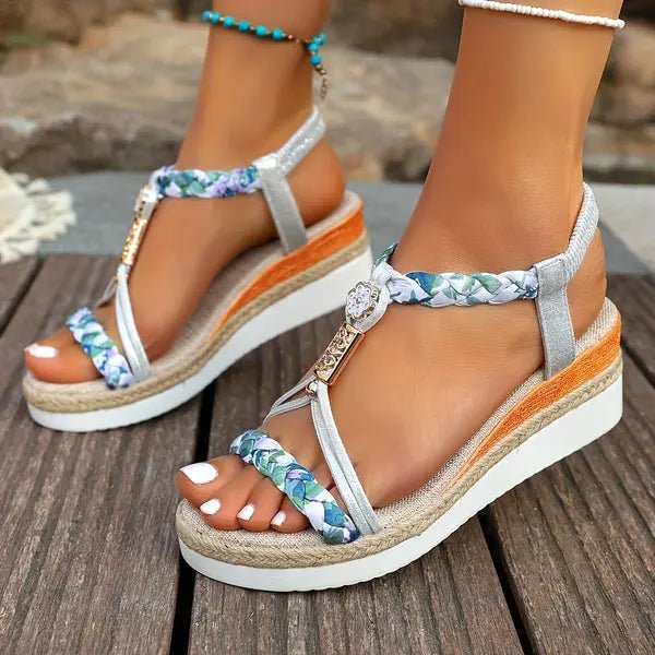 Chloe™| Jurella Wedge Heel Sandals - Benjamin New York