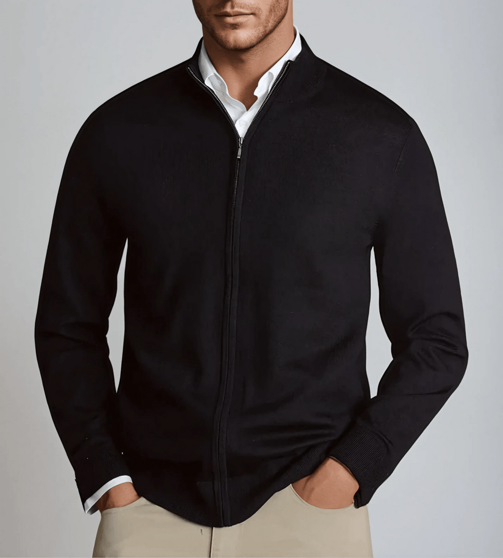 Full Zip Sweater - Benjamin New York