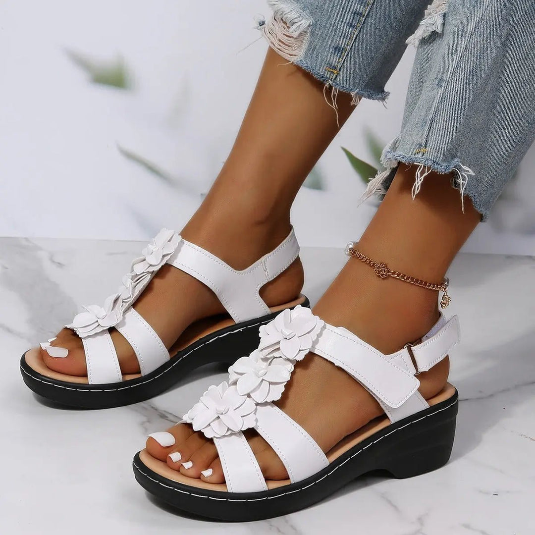 Chloe™| Bordeaux Orthopedic Sandals - Benjamin New York
