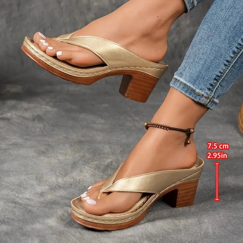 Harper | Elegant Wedge Comfort Sandals - Benjamin New York