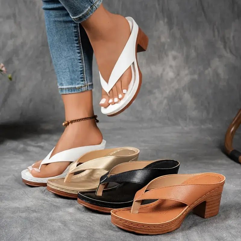 Harper | Elegant Wedge Comfort Sandals - Benjamin New York