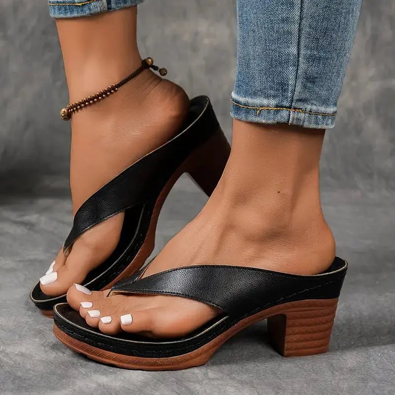 Harper | Elegant Wedge Comfort Sandals - Benjamin New York