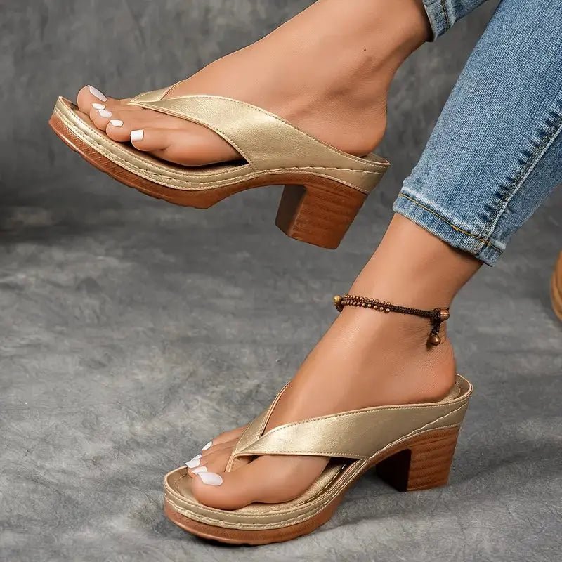 Harper | Elegant Wedge Comfort Sandals - Benjamin New York