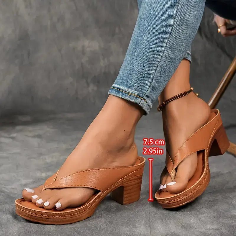 Harper | Elegant Wedge Comfort Sandals - Benjamin New York