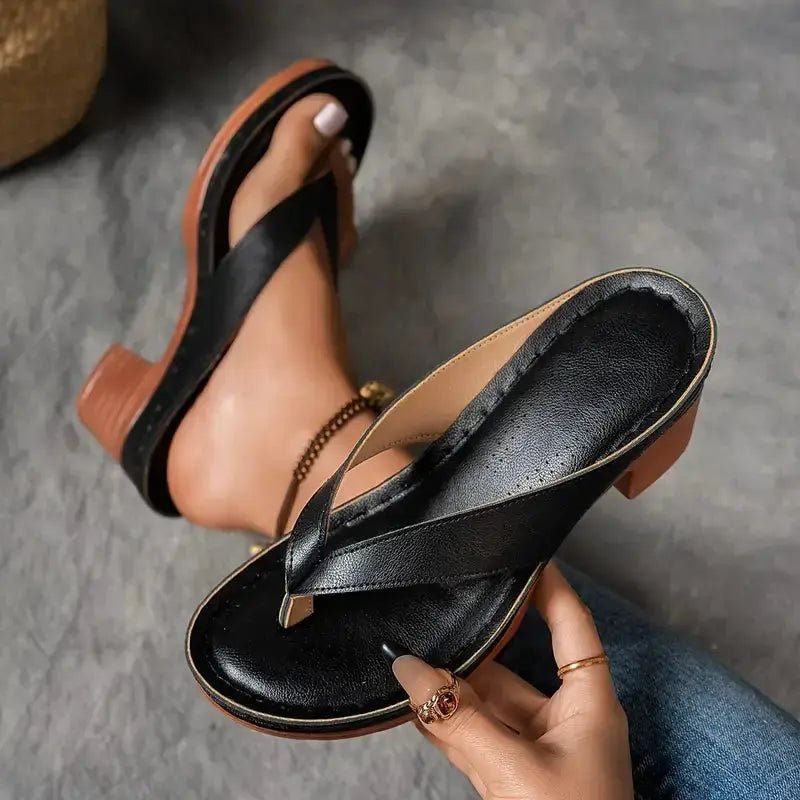 Harper | Elegant Wedge Comfort Sandals - Benjamin New York