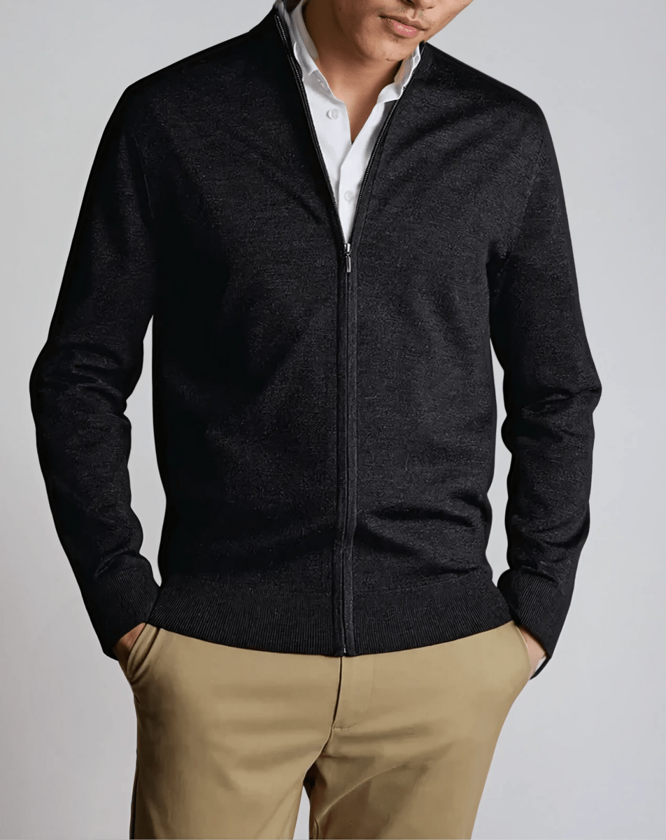 Full Zip Sweater - Benjamin New York