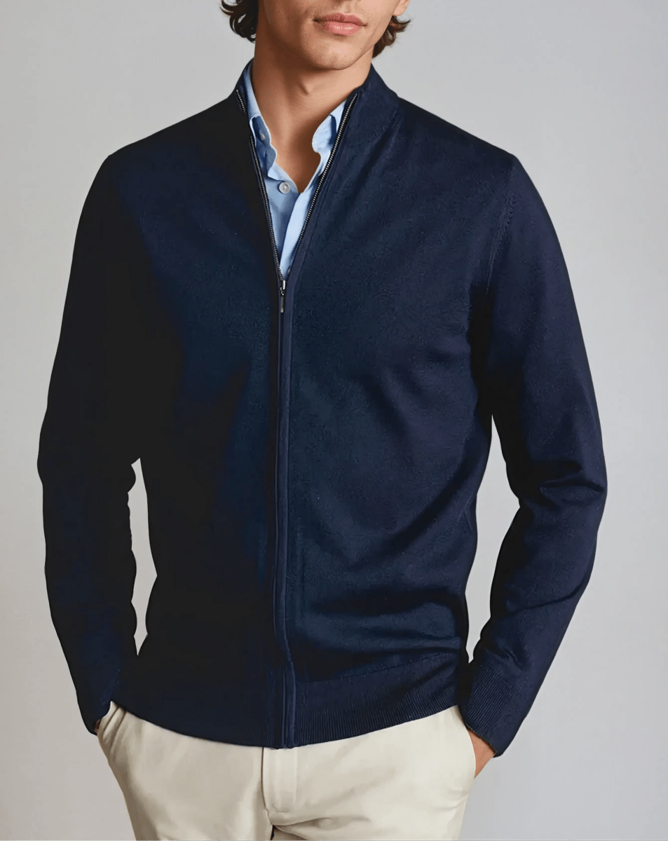 Full Zip Sweater - Benjamin New York