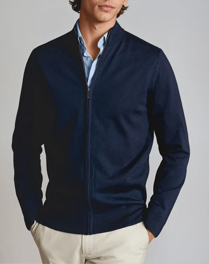 Full Zip Sweater - Benjamin New York