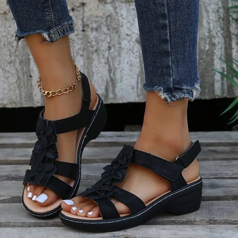 Chloe™| Bordeaux Orthopedic Sandals - Benjamin New York