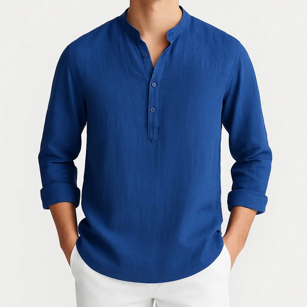 Rainier | Relaxed Fit Long - Sleeve Shirt - Benjamin New York