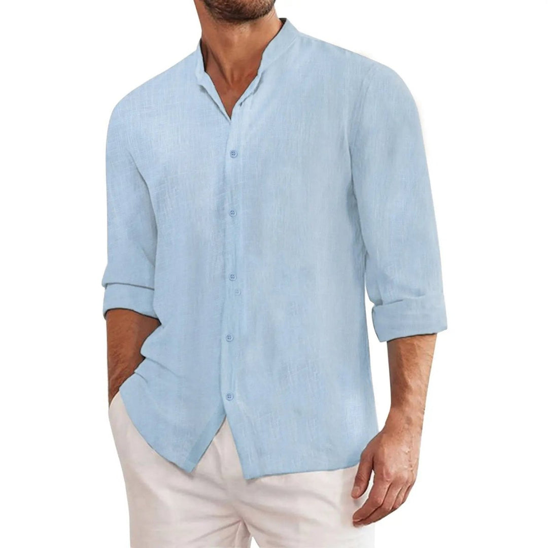 Omar | Chic Stand Collar Shirt - Benjamin New York