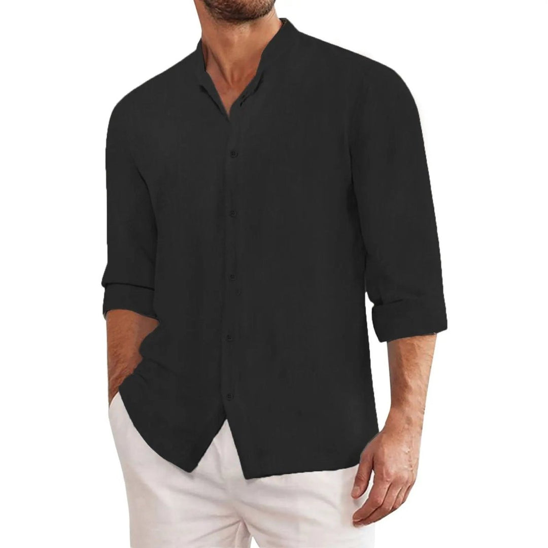 Omar | Chic Stand Collar Shirt - Benjamin New York