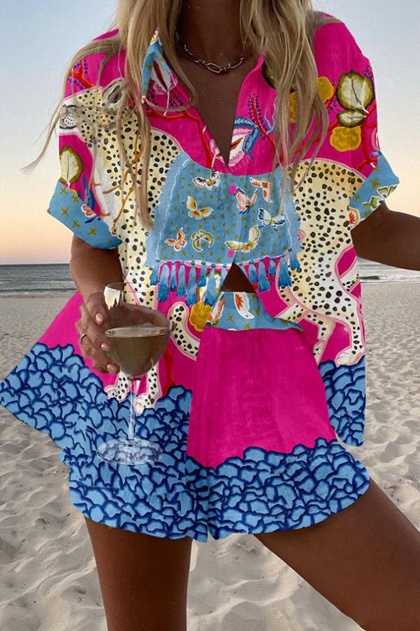 Grace | Butterfly Linen Co‑ord - Benjamin New York