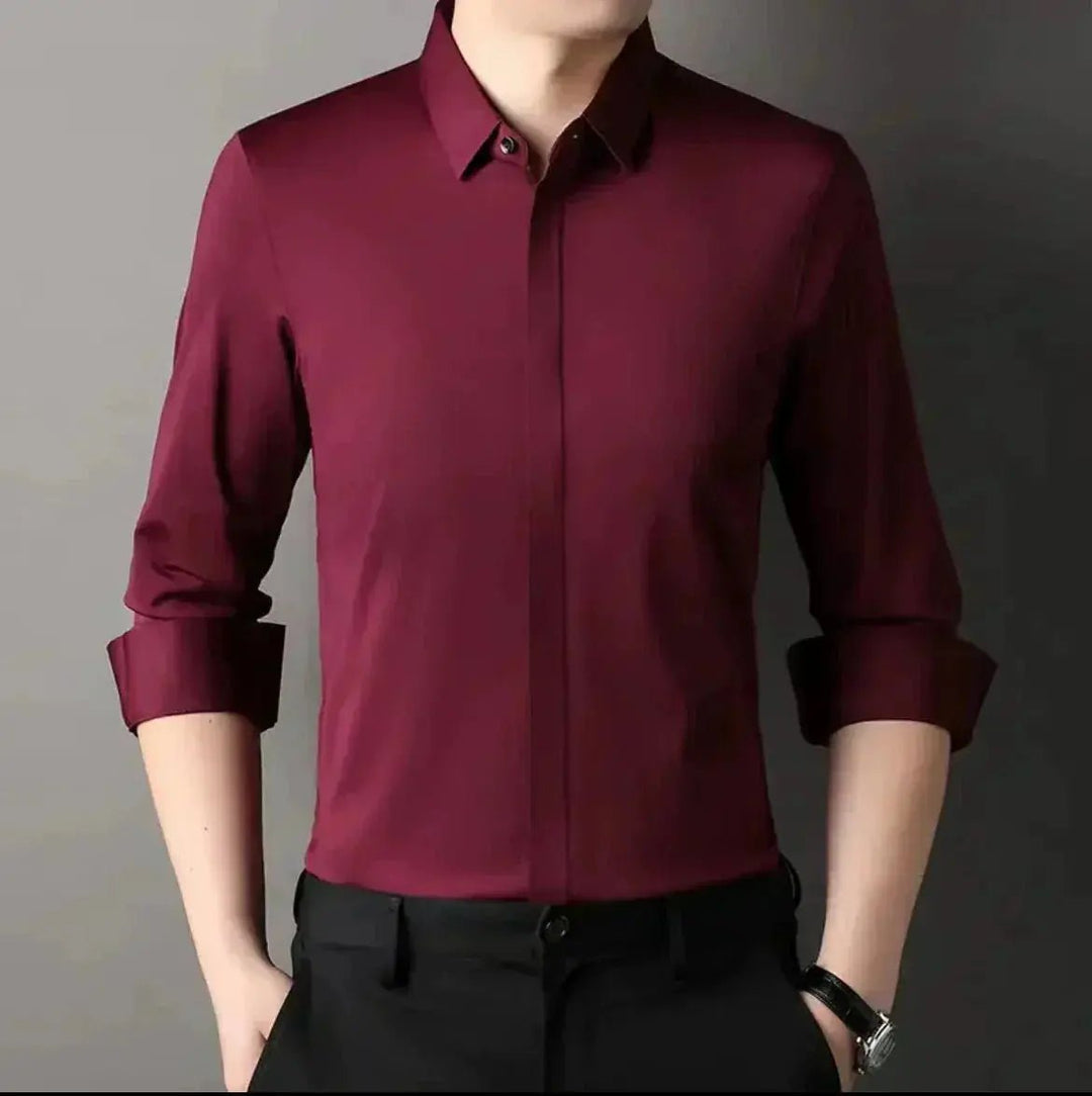 Nathan | Sharp and Simple Iron - Free Shirt - Benjamin New York