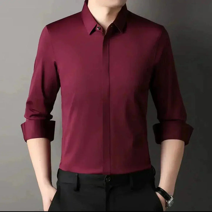 Nathan | Sharp and Simple Iron - Free Shirt - Benjamin New York