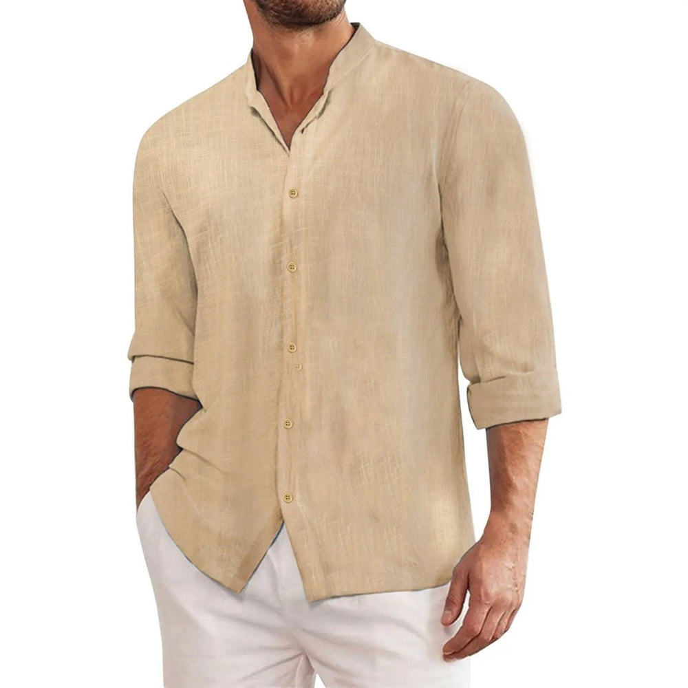 Omar | Chic Stand Collar Shirt - Benjamin New York