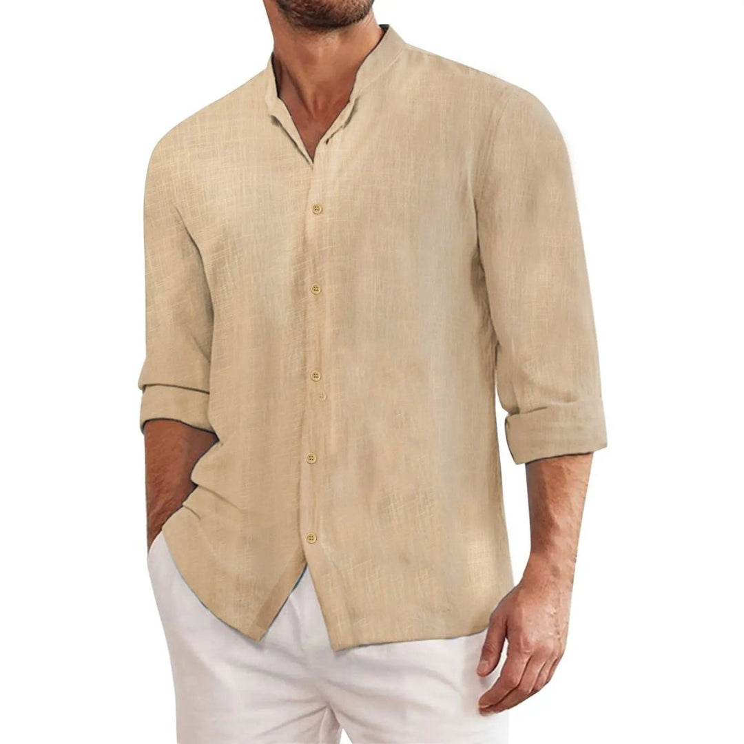 Omar | Chic Stand Collar Shirt - Benjamin New York