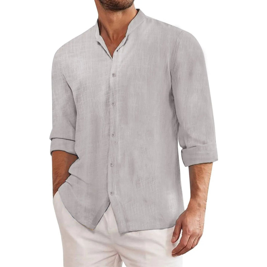 Omar | Chic Stand Collar Shirt - Benjamin New York