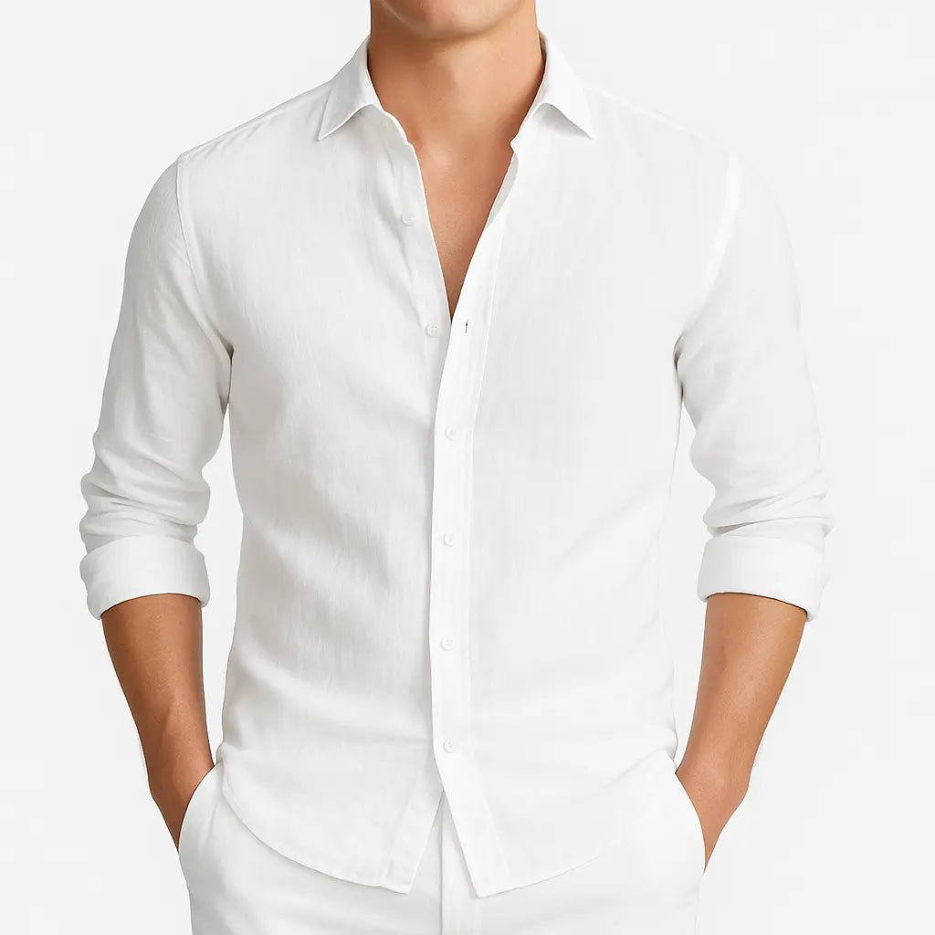 Primo | Cozy Long Sleeve Roll - Up Shirt - Benjamin New York
