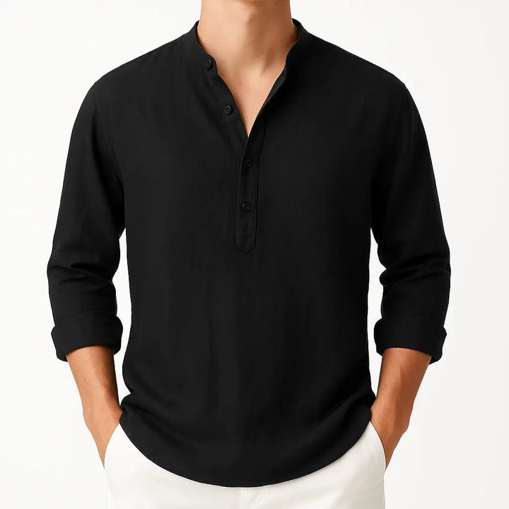 Rainier | Relaxed Fit Long - Sleeve Shirt - Benjamin New York