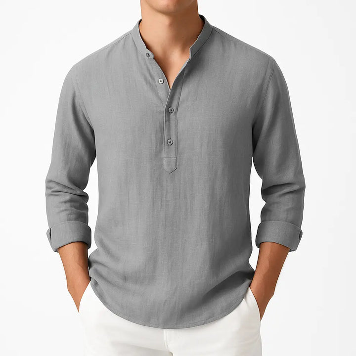Rainier | Relaxed Fit Long - Sleeve Shirt - Benjamin New York