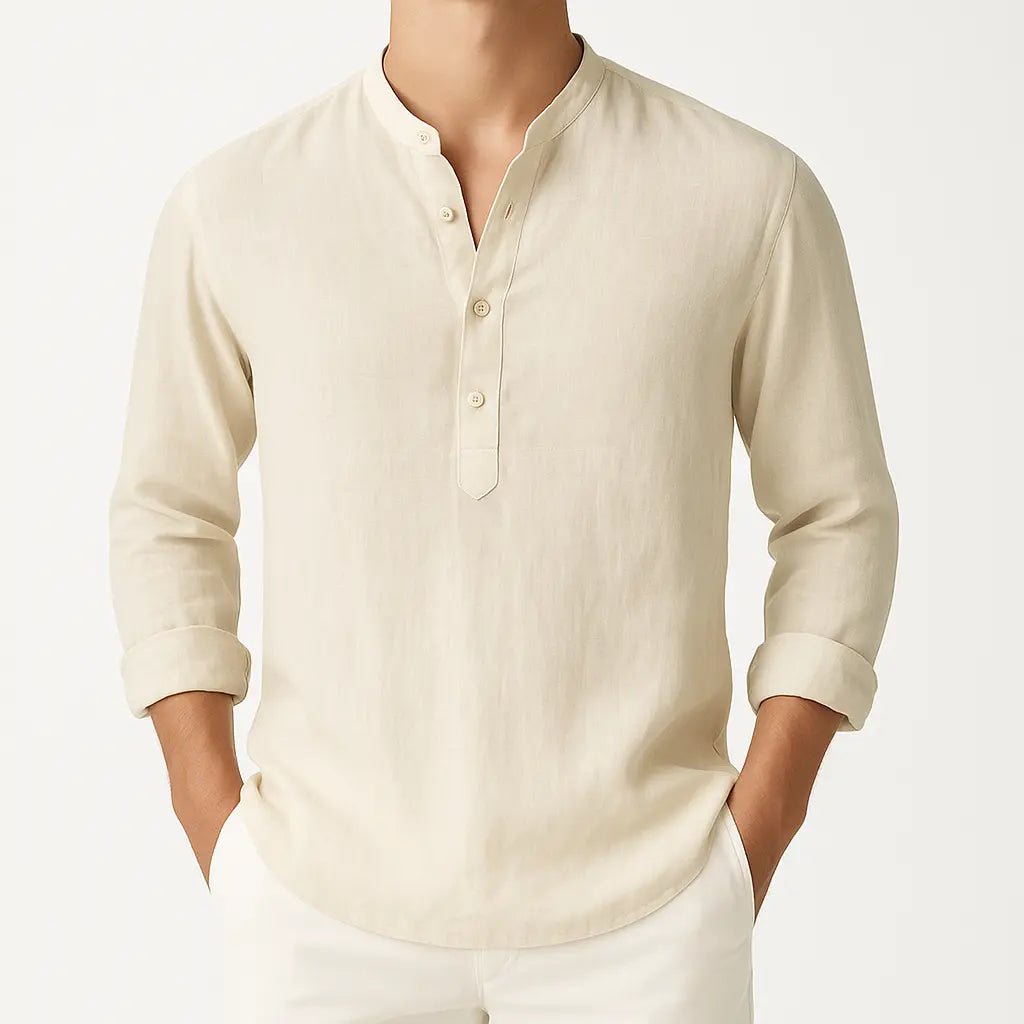 Rainier | Relaxed Fit Long - Sleeve Shirt - Benjamin New York