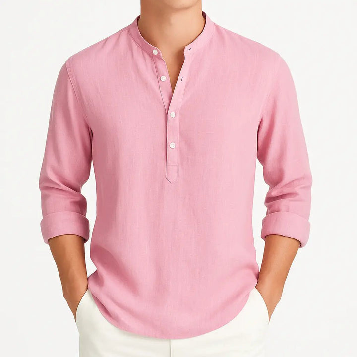 Rainier | Relaxed Fit Long - Sleeve Shirt - Benjamin New York