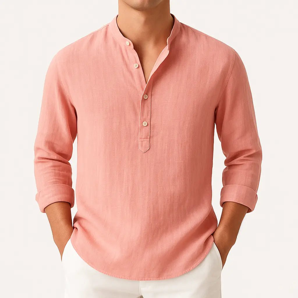 Rainier | Relaxed Fit Long - Sleeve Shirt - Benjamin New York