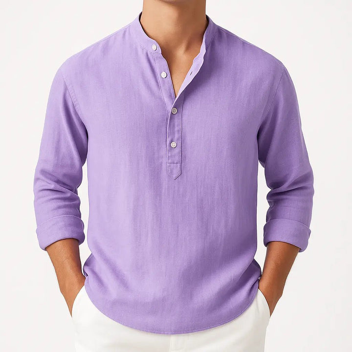 Rainier | Relaxed Fit Long - Sleeve Shirt - Benjamin New York