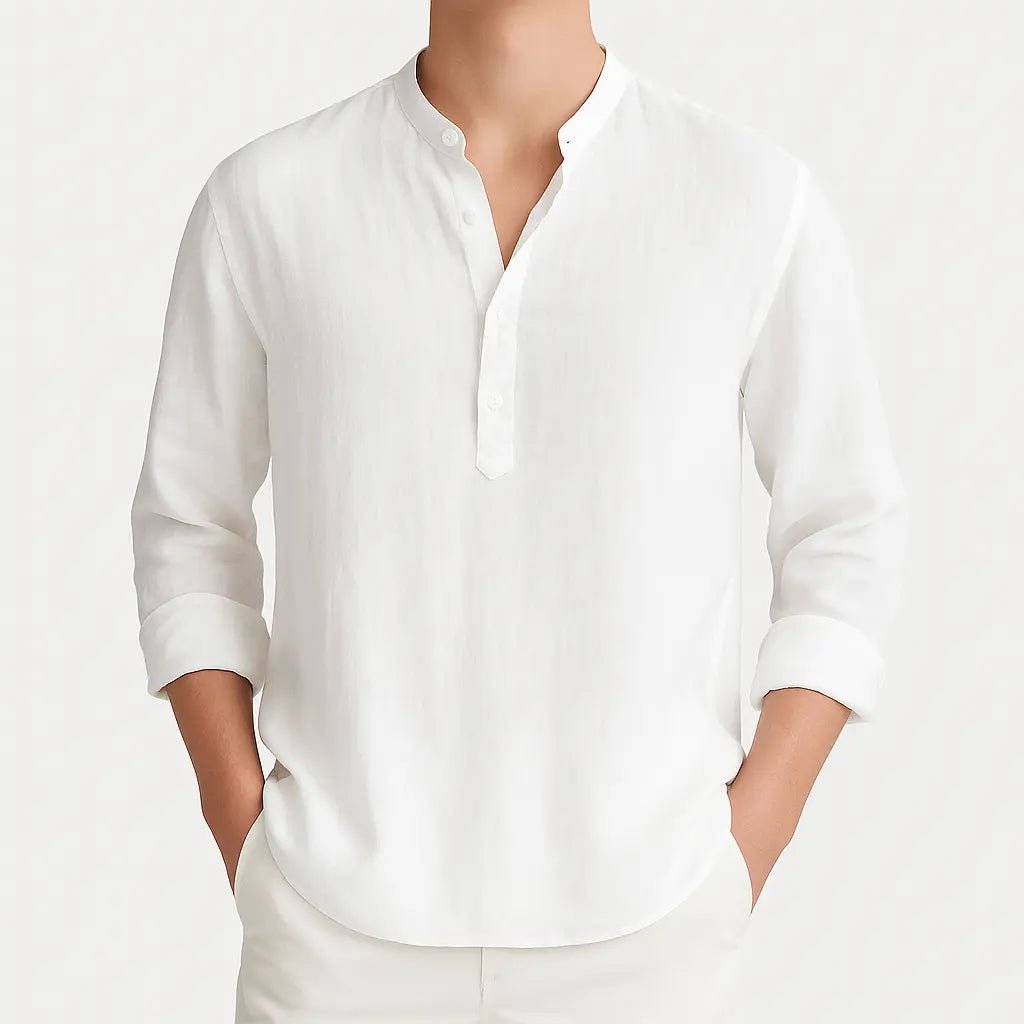 Rainier | Relaxed Fit Long - Sleeve Shirt - Benjamin New York