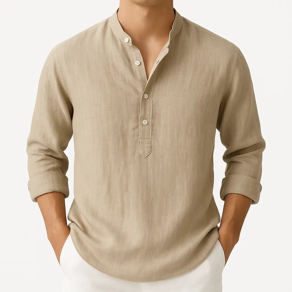 Rainier | Relaxed Fit Long - Sleeve Shirt - Benjamin New York