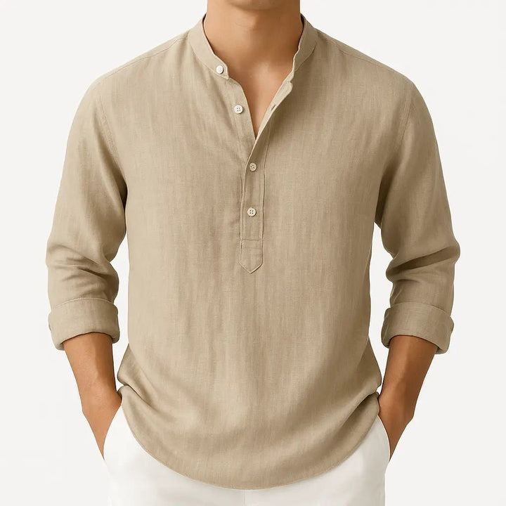 Rainier | Relaxed Fit Long - Sleeve Shirt - Benjamin New York