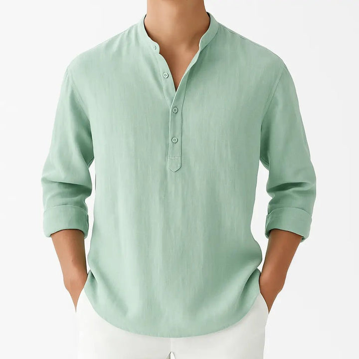 Rainier | Relaxed Fit Long - Sleeve Shirt - Benjamin New York