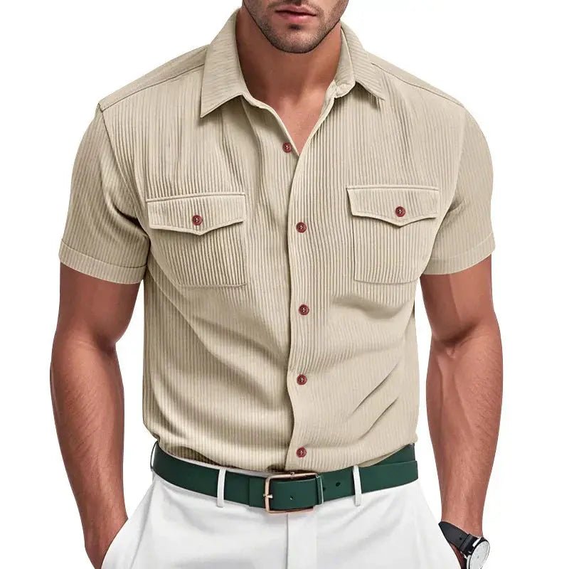 Zenon | Textured Button - Up Shirt - Benjamin New York