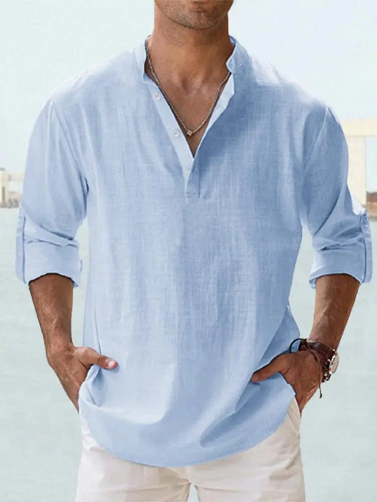 Charlie™ | Breathable Linen Shirt - Benjamin New York
