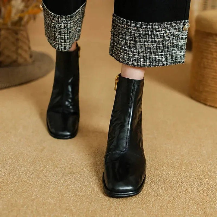 Chloe™| Averick Leather Boots - Benjamin New York