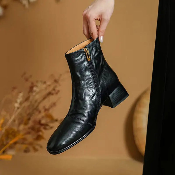 Chloe™| Averick Leather Boots - Benjamin New York